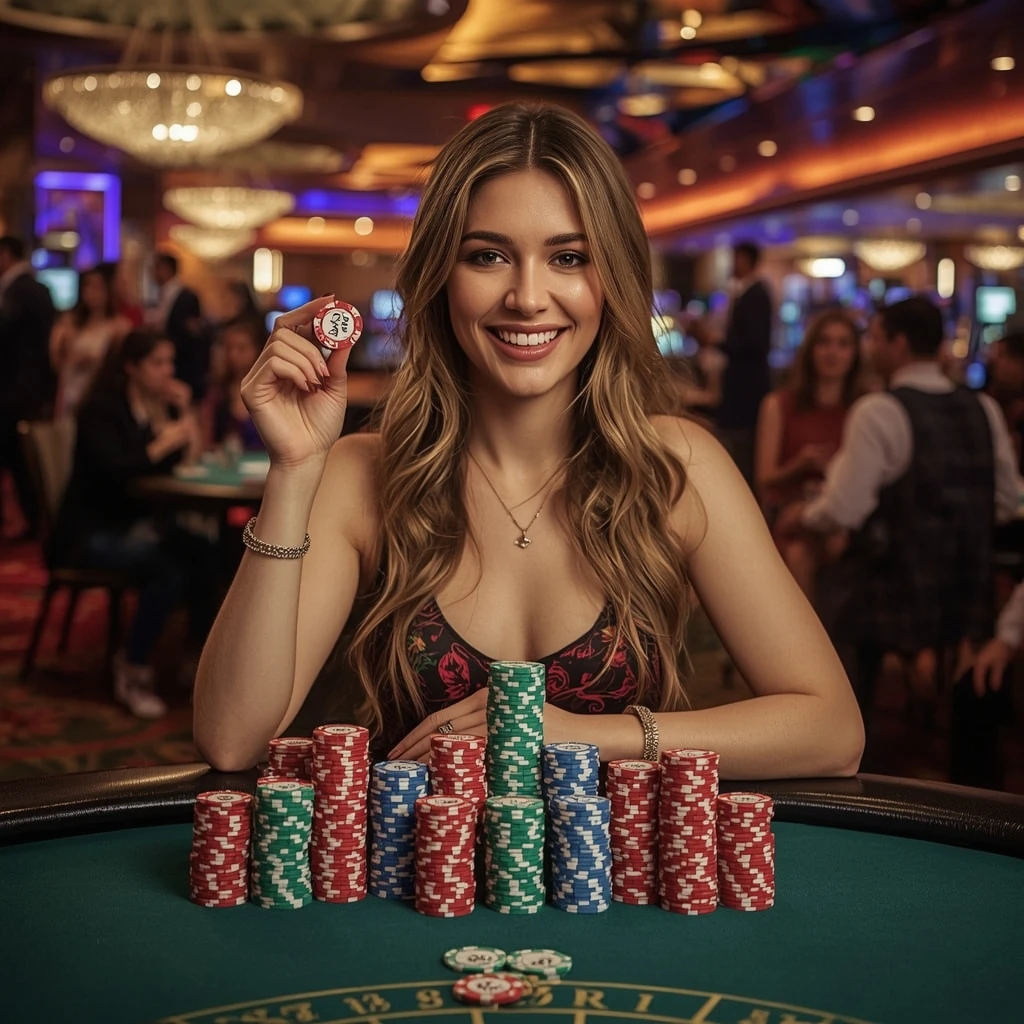 bonus dans les mains de l'homme au casino Spinatra Casino