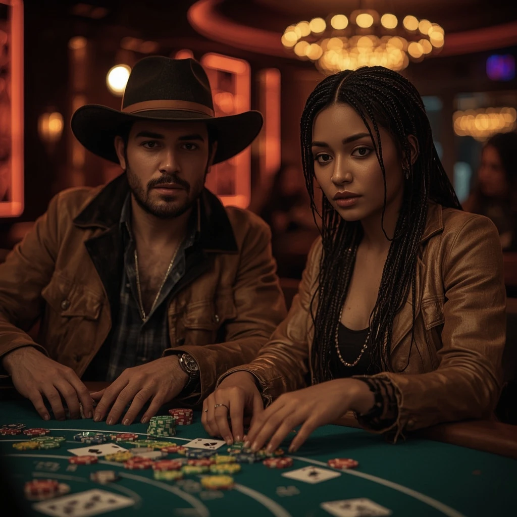 photo de deux joueurs de poker SPINATRA CASINO